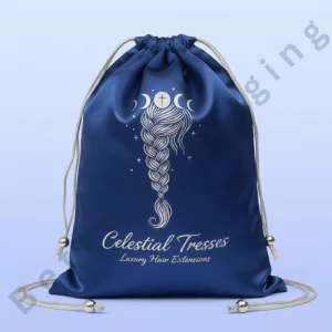 Custom Silk Bags for Hair Extensions