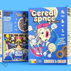 Custom Colorful Cereal Boxes