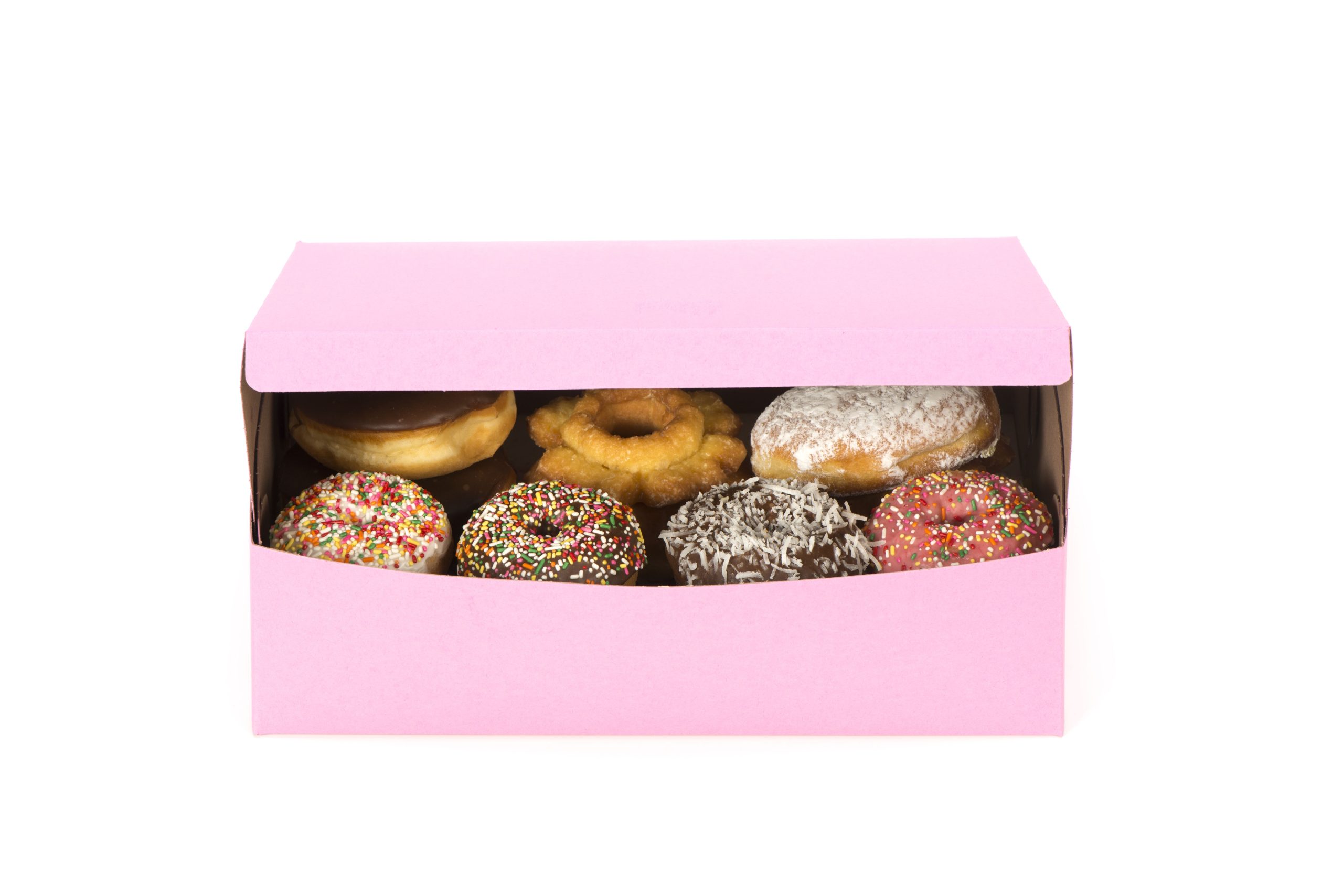 Custom Pink Donut boxes