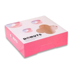 Custom Pink Donut boxes
