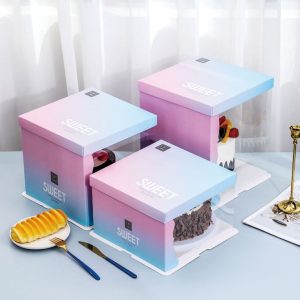 Square Boxes for Cakes