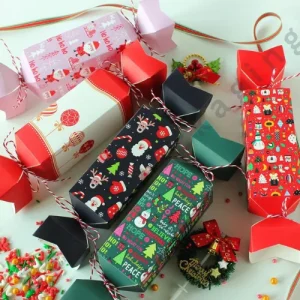 Custom Christmas Candy Boxes