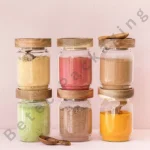 Custom Glass Spice Jars