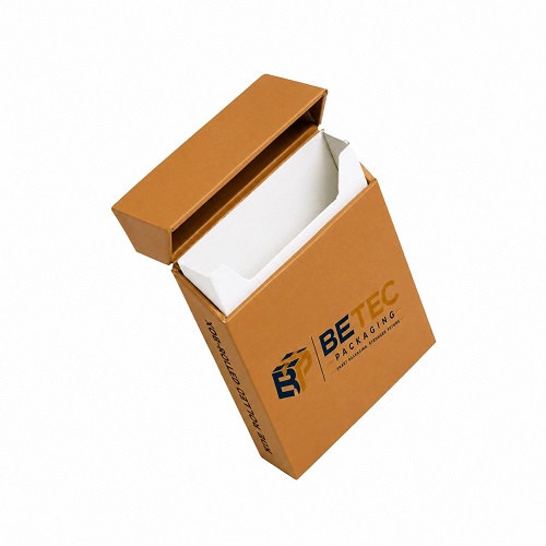 Custom rigid cigarette boxes with premium branded packaging by BeTec Packaging