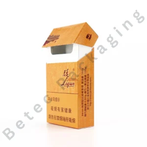 Empty Paper Flip Top Cigarette Boxes