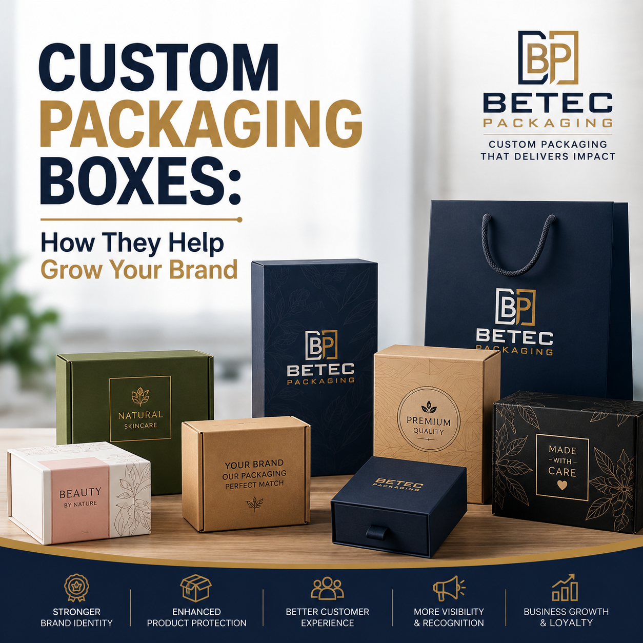 Custom Packaging Boxes: How They Help Grow Your Brand